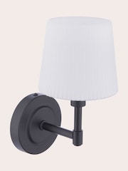 Laura Ashley Matt Black Bayfield 1 Light Wall Light Ip44 - Image 6 of 7