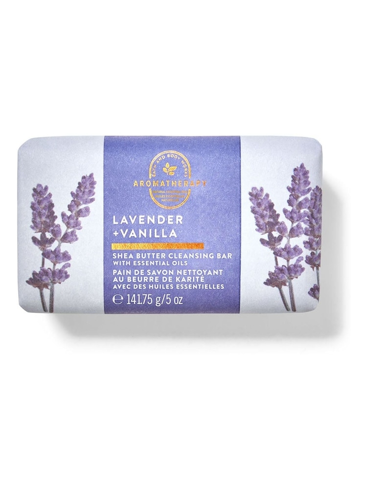 Bath & Body Works Lavender Vanilla Shea Butter Cleansing Bar 5 oz / 141.75 g - Image 1 of 1