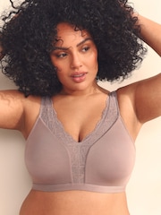 Серо-коричневый - Total Support Ultimate Comfort Supersoft Non Pad Non Wire Bra B-H - Image 2 of 5