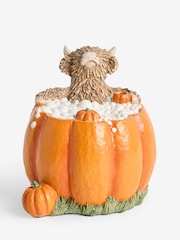 Orange Hamish Pumpkin Bath Ornament - Image 1 of 2