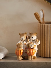 Bertie Bear Halloween Pumpkin Family Ornament - Imagen 1 de 4
