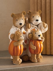 Bertie Bear Halloween Pumpkin Family Ornament - Imagen 2 de 4