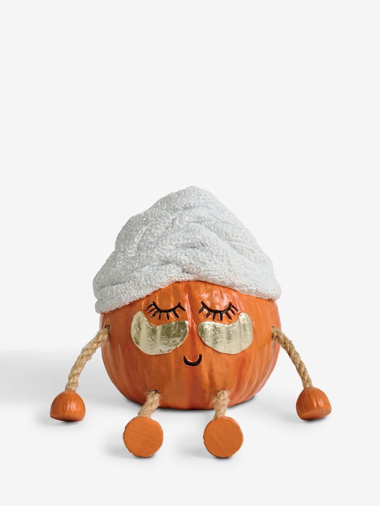 Orange Spa Pumpkin Ornament - Image 1 of 3