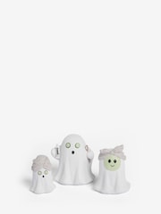 White Ghost Set of 3 Ornament - Image 3 of 5