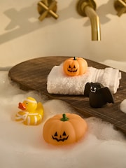 Set of 4 Multi Light Up Pumpkin and Friends Halloween Bath Buddies - Image 1 of 4