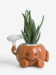 Hair Dryer Artificial Plant Pumpkin Spa Ornament - Image 1 of 2