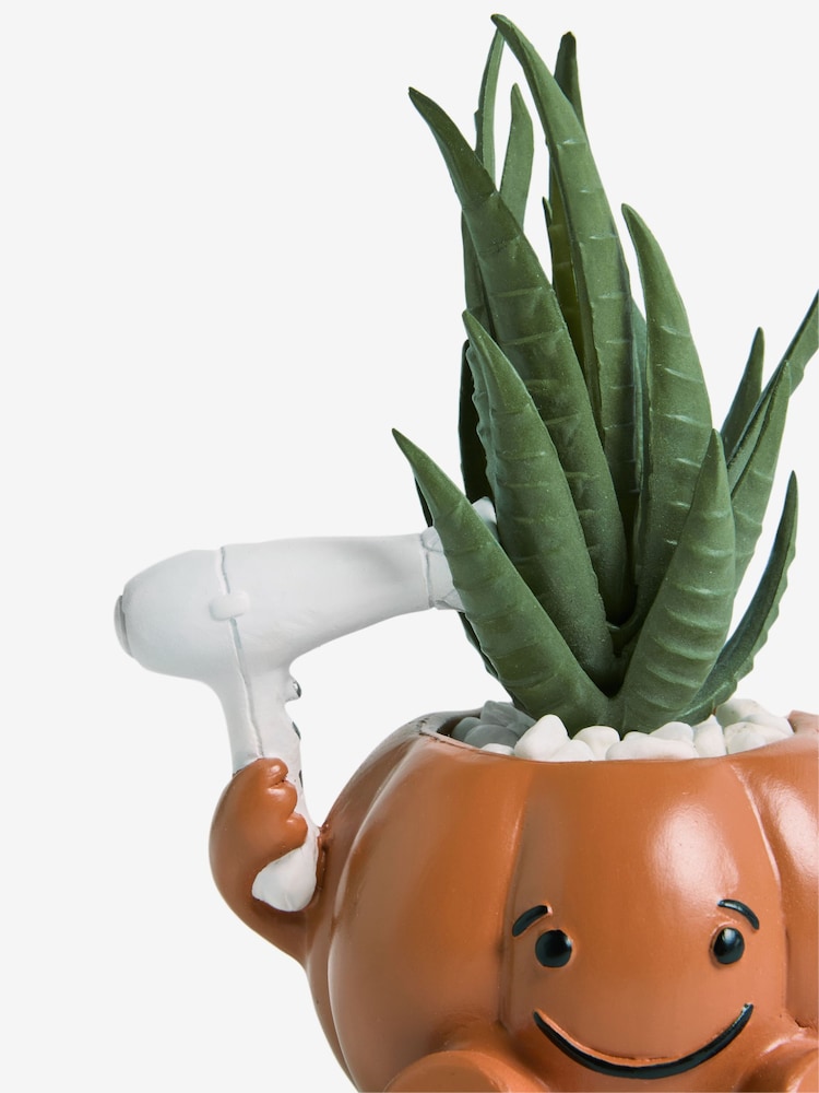 Hair Dryer Artificial Plant Pumpkin Spa Ornament - Image 2 of 2