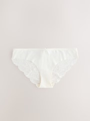 Neutral Brazilian No VPL Lace Back Briefs 5 Pack - Image 10 of 12