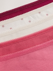 Berry Pink Full Brief Rich Knickers 5 Pack - Image 7 of 8