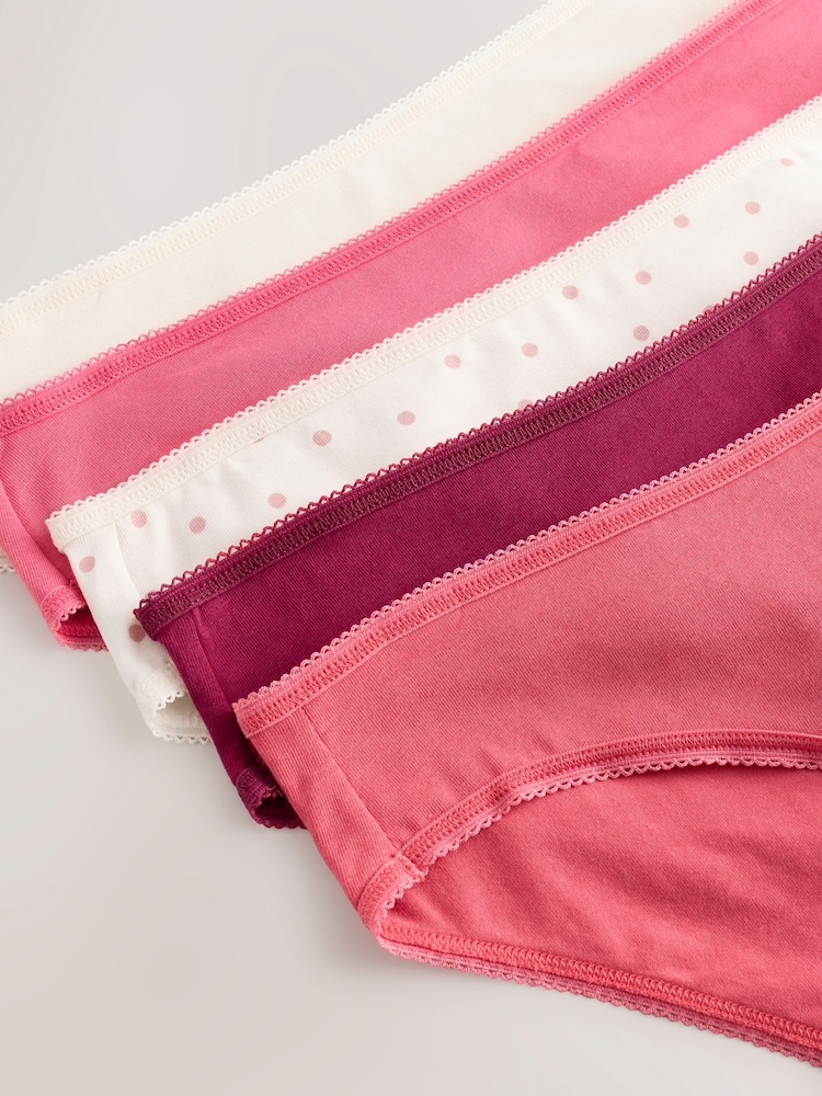 Berry Pink Bikini Rich Knickers 5 Pack - Image 11 of 11