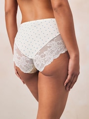 Tropical Print Midi No VPL Lace Back Briefs 5 Pack - Image 3 of 7
