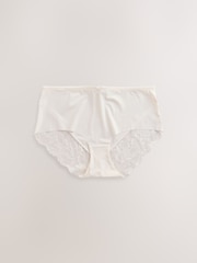 Tropical Print Midi No VPL Lace Back Briefs 5 Pack - Image 6 of 7