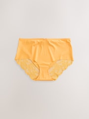 Tropical Print Midi No VPL Lace Back Briefs 5 Pack - Image 7 of 7
