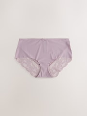 Neutral Midi No VPL Lace Back Briefs 5 Pack - Image 5 of 8