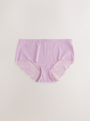 Neutral Midi No VPL Lace Back Briefs 5 Pack - Image 6 of 8