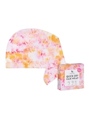 Dock & Bay Georgia Peach Hair Wrap Quick Dry Hair Towel Suede - Image 6 of 6