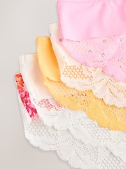 Estampa tropical - No VPL Pacote de sem Briefs 5 renda - Imagem 12 de 12