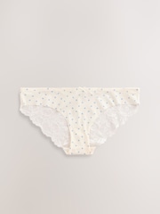 Tropical Print Brazilian No VPL Lace Back Briefs 5 Pack - Image 8 of 9