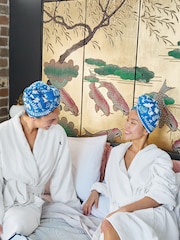 Dock & Bay Serene Songbird Wrap Quick Dry Waffle Hair Towel - Image 3 of 6