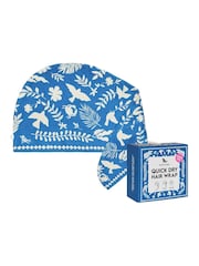 Dock & Bay Serene Songbird Wrap Quick Dry Waffle Hair Towel - Image 6 of 6