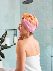 Dock & Bay Miami Sorbet Hair Wrap Quick Dry Hair Towel Suede - Image 3 of 6
