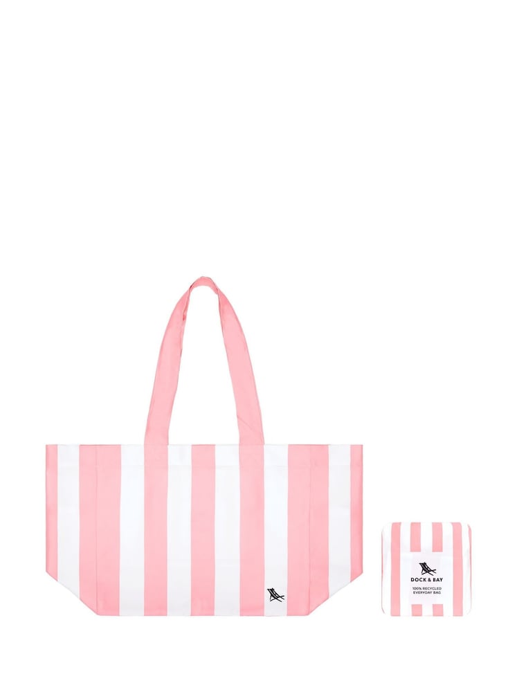 Dock & Bay Malibu Pink Everyday Travel Foldaway Bag - Image 6 of 6