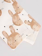 Neutro con conejito - Conjunto de 2 piezas de camisetas y leggings para bebé (0 meses a 2 años) - Imagen 10 de 11