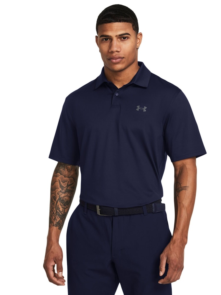 Under Armour Navy Golf T2G Polo Shirt - Image 1 of 4