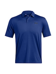 Under Armour Dark Blue Golf T2G Polo Shirt - Image 3 of 4