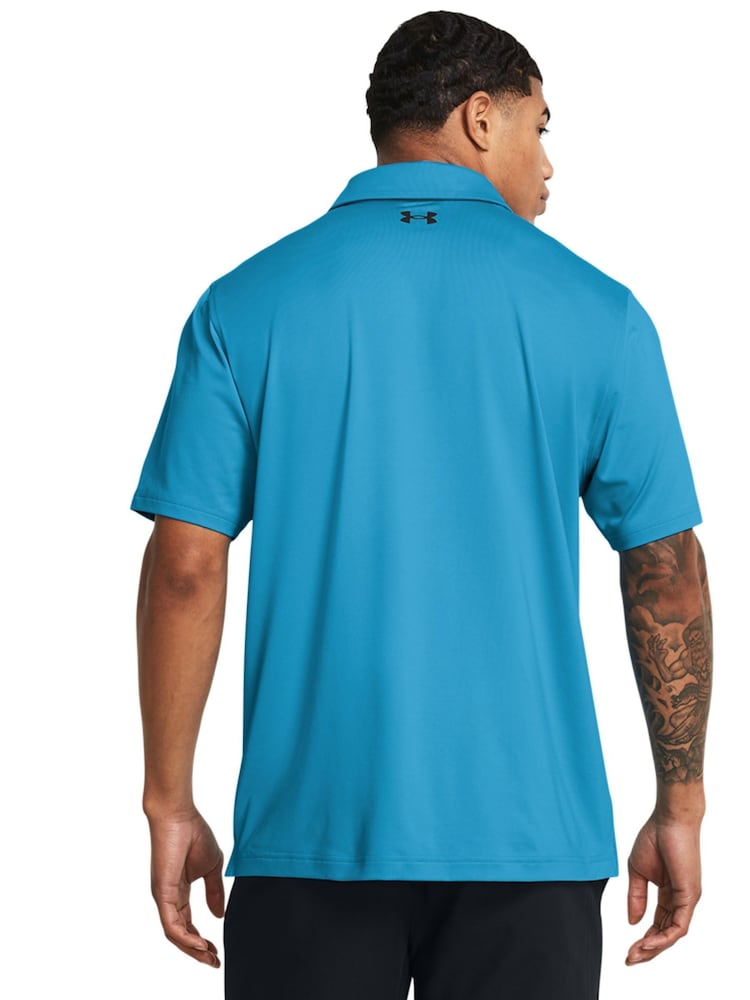 Under Armour Bright Blue Golf T2G Polo Shirt - Image 2 of 4