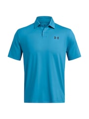 Under Armour Bright Blue Golf T2G Polo Shirt - Image 3 of 4