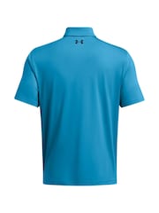 Under Armour Bright Blue Golf T2G Polo Shirt - Image 4 of 4