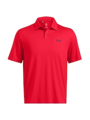 Under Armour Red Golf T2G Polo Shirt - Image 3 of 4