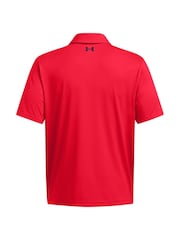 Under Armour Red Golf T2G Polo Shirt - Image 4 of 4