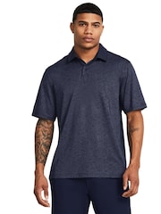 Under Armour Navy Golf T2G Printed Polo Shirt - Image 1 of 5