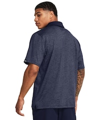 Under Armour Navy Golf T2G Printed Polo Shirt - Image 2 of 5