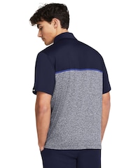 Under Armour Black/Grey Golf Payoff 3.0 Stripe Polo Shirt - Image 3 of 7