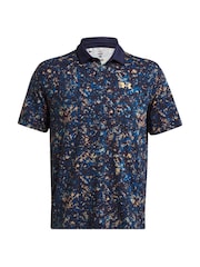 Under Armour Navy Golf T2G Printed Polo Shirt - Image 3 of 4