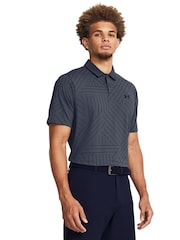 Under Armour Grey Golf Isochill Edge Polo Shirt - Image 1 of 5