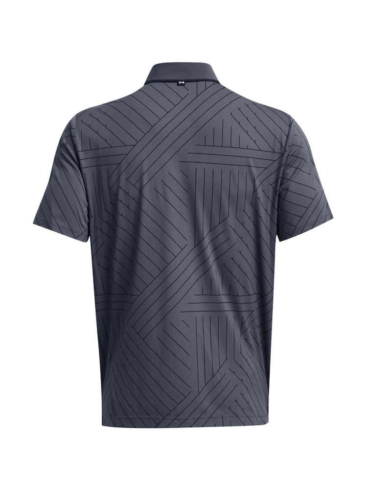 Under Armour Grey Golf Isochill Edge Polo Shirt - Image 5 of 5