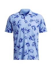 Under Armour Bright Blue Golf Isochill Edge Polo Shirt - Image 3 of 4