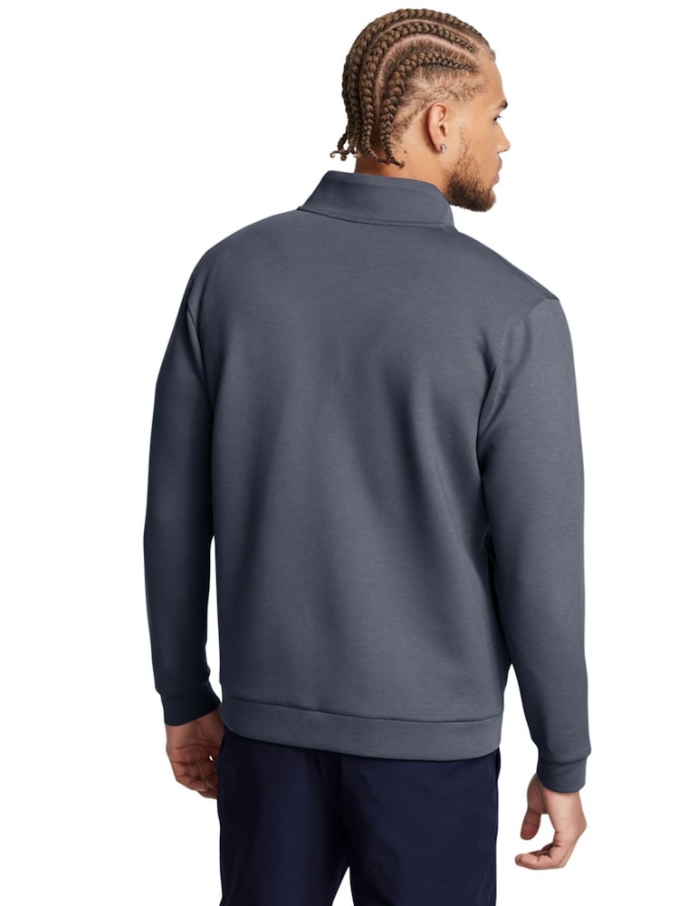 Under Armour Dark Grey Drive Quarter Zip Sweatshirt - Image 2 of 5