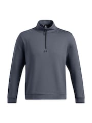 Under Armour Dark Grey Drive Quarter Zip Sweatshirt - Image 4 of 5