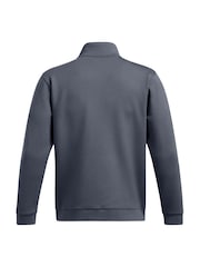 Under Armour Dark Grey Drive Quarter Zip Sweatshirt - Image 5 of 5