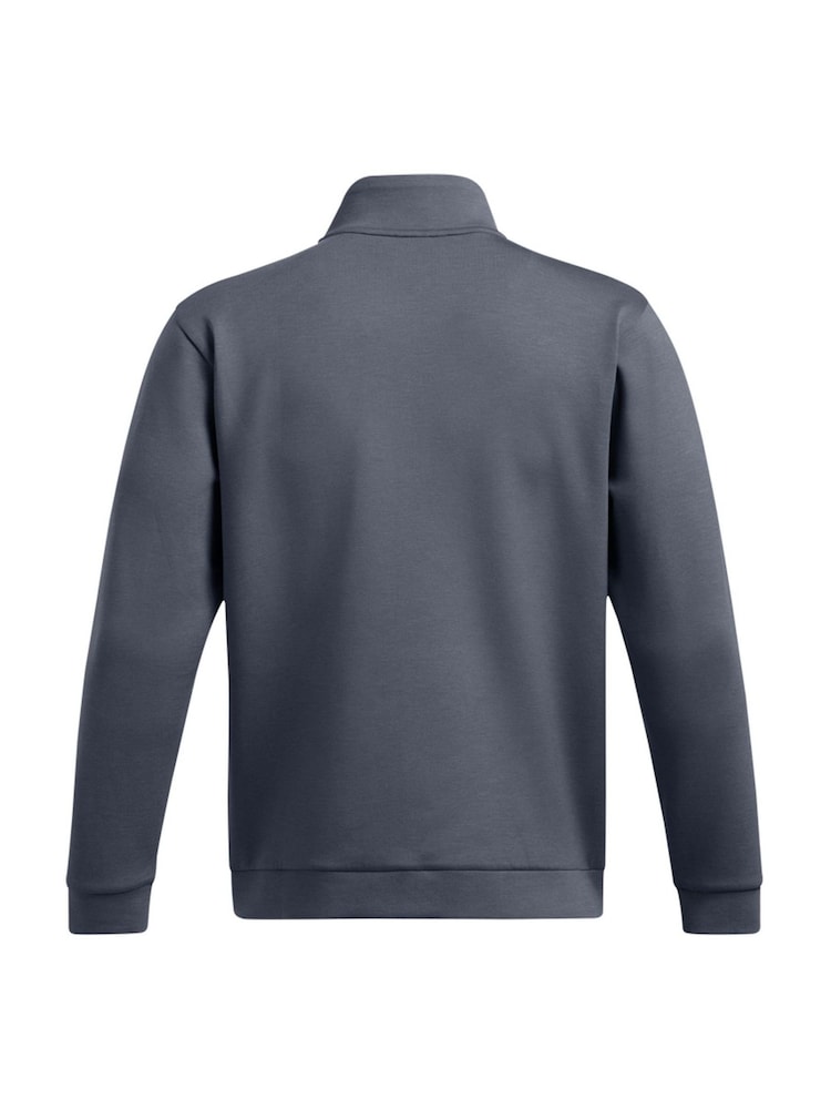Under Armour Dark Grey Drive Quarter Zip Sweatshirt - Image 5 of 5