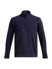 Under Armour Navy Drive Storm Quarter Zip Sweatshirt - Image 4 of 5