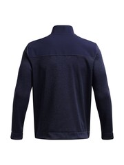 Under Armour Navy Drive Storm Quarter Zip Sweatshirt - Image 5 of 5