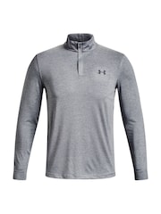 Under Armour Grey Playoff Quarter Zip Sweatshirt - Image 5 of 6