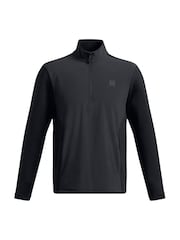 Under Armour Black/Grey Drive Pro Storm Quarter Zip Sweatshirt - Image 4 of 5