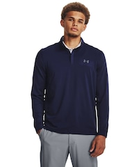 Under Armour Navy Playoff Quarter Zip Sweatshirt - Image 1 of 6